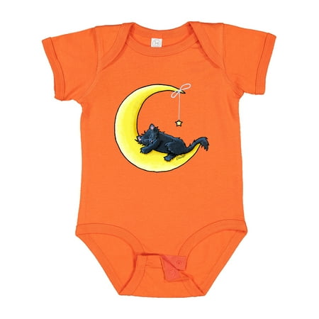 

Inktastic Black Cat Lunar Love Gift Baby Boy or Baby Girl Bodysuit
