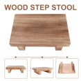 thumbnail image 3 of Wooden Step Stool, Wood Step Stool Wood Step Stool Perfect for High Beds, for Kitchen,Bathroom, 3 of 5