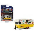thumbnail image 2 of 1961 Airstream Bambi Travel Trailer Silver With Gray Awning Hitched Homes Series 8 1/64 Diecast Model By Greenlight 34080e, 2 of 2
