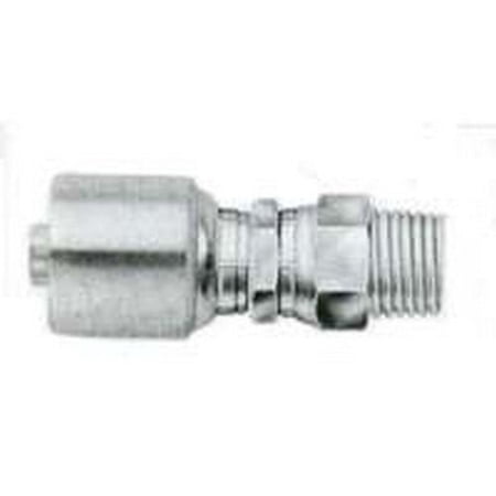 Gates G251050404 4 Gallon - 4Mpx Hydraulic Hose Fitting