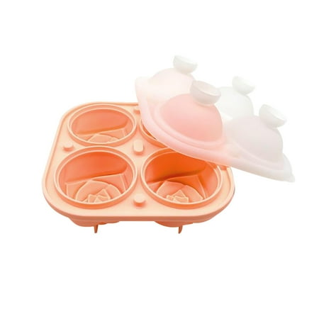 

TFDZ ice cube mold ice tray Rose Flower Ice Cocktail Mix Ice Creative Rose Flower 4 With Silicone Ice Tray Orange