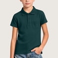 thumbnail image 2 of SDNall Boys Short Sleeve Polos, Solid Performance Polo Shirts, Boys' Collar Polo Tops for School Uniform Golf Travel Everyday Wear 1-15 Years, 2 of 8