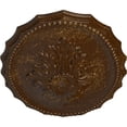 thumbnail image 3 of Ekena Millwork 16 7/8"W x 11 3/4"H x 1 1/2"P Oxford Ceiling Medallion, Hand-Painted Root Beer Crackle, 3 of 5