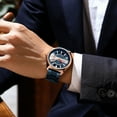 thumbnail image 4 of Curren Business Date Analog Quartz Wristwatch 2021 Casual Men's Watches With Stainless Steel Luminous Hands 8403 - Quartz Wristwatches, 4 of 6
