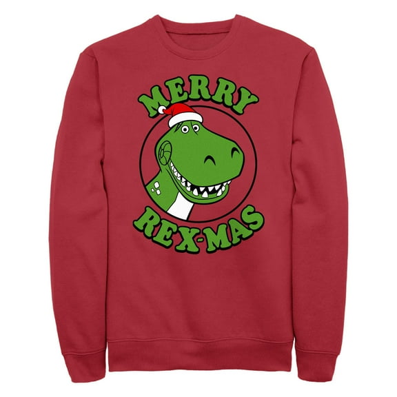 Men's Toy Story Christmas Santa Rex  Sweatshirt