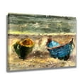 thumbnail image 2 of Póster de lienzo con decoración de barco pequeño, decoración de dormitorio, paisaje deportivo, decoración de oficina, regalo, estilo marco, 20 x 30 cm, 2 of 8