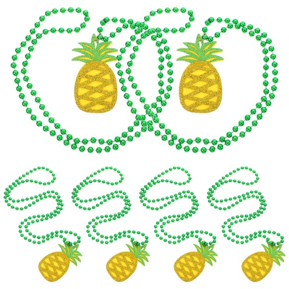 FESTFENDS 6Ud Collar Piña Para Y Fiesta Luau Accesorios Y