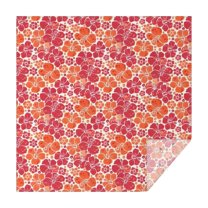 Pioneer Flower Floral Print Pattern Square Tablecloth,Waterproof Square Table Cover,Wipeable Spillproof Washable Table Cover for Home Kitchen Party Decor 52"x52"(132x132cm)