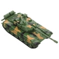 thumbnail image 2 of ColoMX Simulación de tanque militar de juguete para niños, modelo de tanque para niños (camuflaje verde), 2 of 7