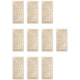 thumbnail image 1 of Matsuzay 10 hojas de pegatinas de letras en inglés, calcomanías de números de ventana DIY, etiqueta decorativa despegable de acrílico para Decoración del hogar Letras de oro rosa, 1 of 6