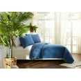 Better Homes & Gardens Solid Blue Chambray Full/Queen Quilt