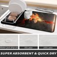 thumbnail image 2 of SPXUBZ Goldfish Coffee Mat, Super Absorbent Coffee Maker Mat, Kitchen Counter Drying Mat, Coffee Station Pad, Non Slip Countertop Protector, Quick Dry Dish Drying Mat, 2 of 5