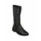 thumbnail image 1 of Botas Mujer Largas Negro Tipo Piel Con Agujetas Moda Casual negro 22 Incógnita 005D18, 1 of 6