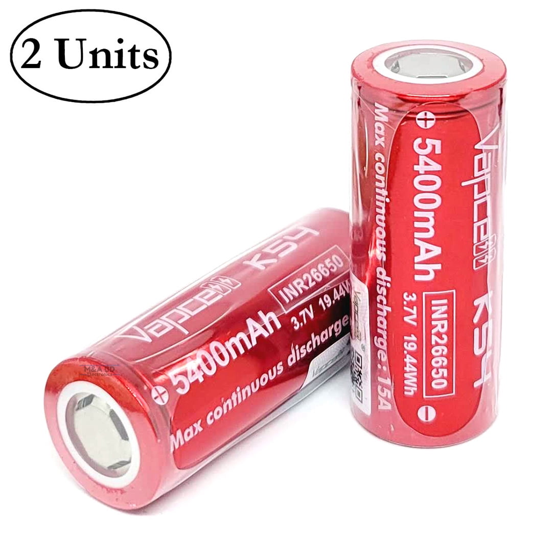 2 GENUINE EFEST 20700 3000mAh 20700 3.7v 30a High Drain Battery w/AWT 2A CHARGER 