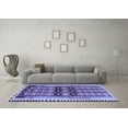 thumbnail image 3 of Ahgly Company Indoor Rectangle Southwestern Blue Country Area Rugs, 7' x 9', 3 of 4