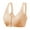 Khaki womens tops, variant on Dianli Bras for Women Solid Casual Comfy Women's Underwear Thin Large Size No Sponge Side Collection Breathable Upper Collection Auxiliary Breast Gathered Anti-sagging No Steel Ring Bra