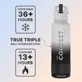 thumbnail image 3 of Coldest Sports Water Bottle with Straw Lid Vacuum Insulated Stainless Steel Bottles Reusable Leak Proof Flask for Sports (40 oz, Hyperspace White), 3 of 9