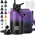 thumbnail image 1 of Botella de agua DYSANKY con aislamiento de acero inoxidable de 1,9 L con accesorios, 1 of 9