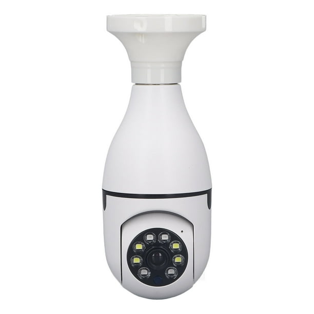 Cámara de bombilla inalámbrica con seguimiento automático de 360 grados, grabación, voz bidireccional, visión nocturna, cámara de vigilancia wifi de 110 a 220 V