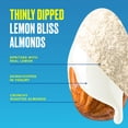 thumbnail image 6 of SkinnyDipped Lemon Bliss Yogurt Covered Almonds, Healthy Snack, Plant Protein, Gluten Free, 3.5 oz Resealable Bag, 6 of 11