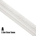 thumbnail image 3 of CAROOTU Wall Trim Line Skirting Border 3D Pattern Sticker Decoration Self Adhesive, 3 of 6
