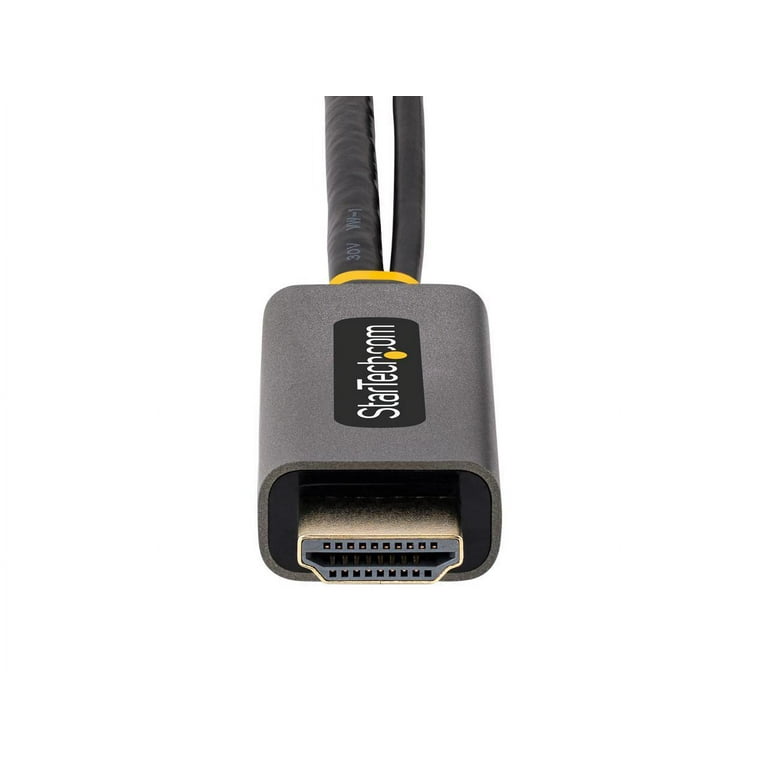 30 cm HDMI- till DisplayPort-kabeladapter, aktiv 4K 60 Hz HDMI 2.0 till DP  1.2-konverterare, HDR, USB-bussdriven, HDMI-källa till DisplayPort-skärm