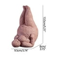 thumbnail image 2 of CxhicLuv Abstract Yoga Lady Sculpture, Decorative Resin Statue for Living Room & Bedroom, Yoga Figurine for Meditation & Wellness, Christmas Decorations, Inspirational Home Decor for Office, 2 of 3