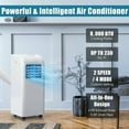 thumbnail image 5 of Spaco 8000 BTU(Ashrae) Portable Air Conditioner with Dehumidifier Function, Small Air Conditioner Portable with Built-in Dehumidifier, 5 of 11