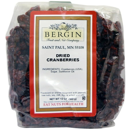 Bergin Fruit and Nut Company  Dried Cranberries  12 oz  340 (Best Cranberry Nut Bread Ever)