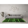 thumbnail image 3 of Ahgly Company Indoor Rectangle Abstract Green Modern Area Rugs, 8' x 10', 3 of 4