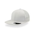 thumbnail image 1 of Atlantis - Gorra de 6 paneles visera plana con malla y regulable estilo trucker (Blanco/Blanco), 1 of 5