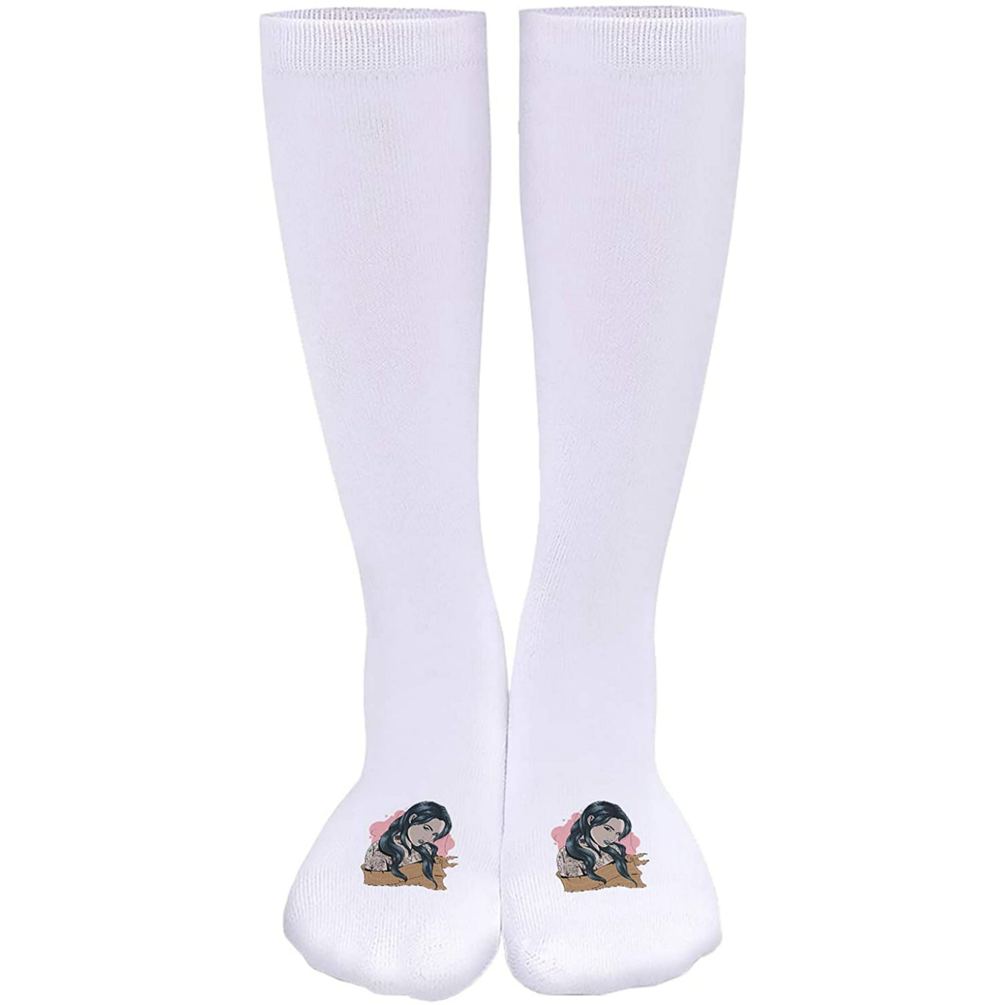 Compression Socks for Women&Men Knee High Sock,Cool Tattoo Girl | Walmart  Canada