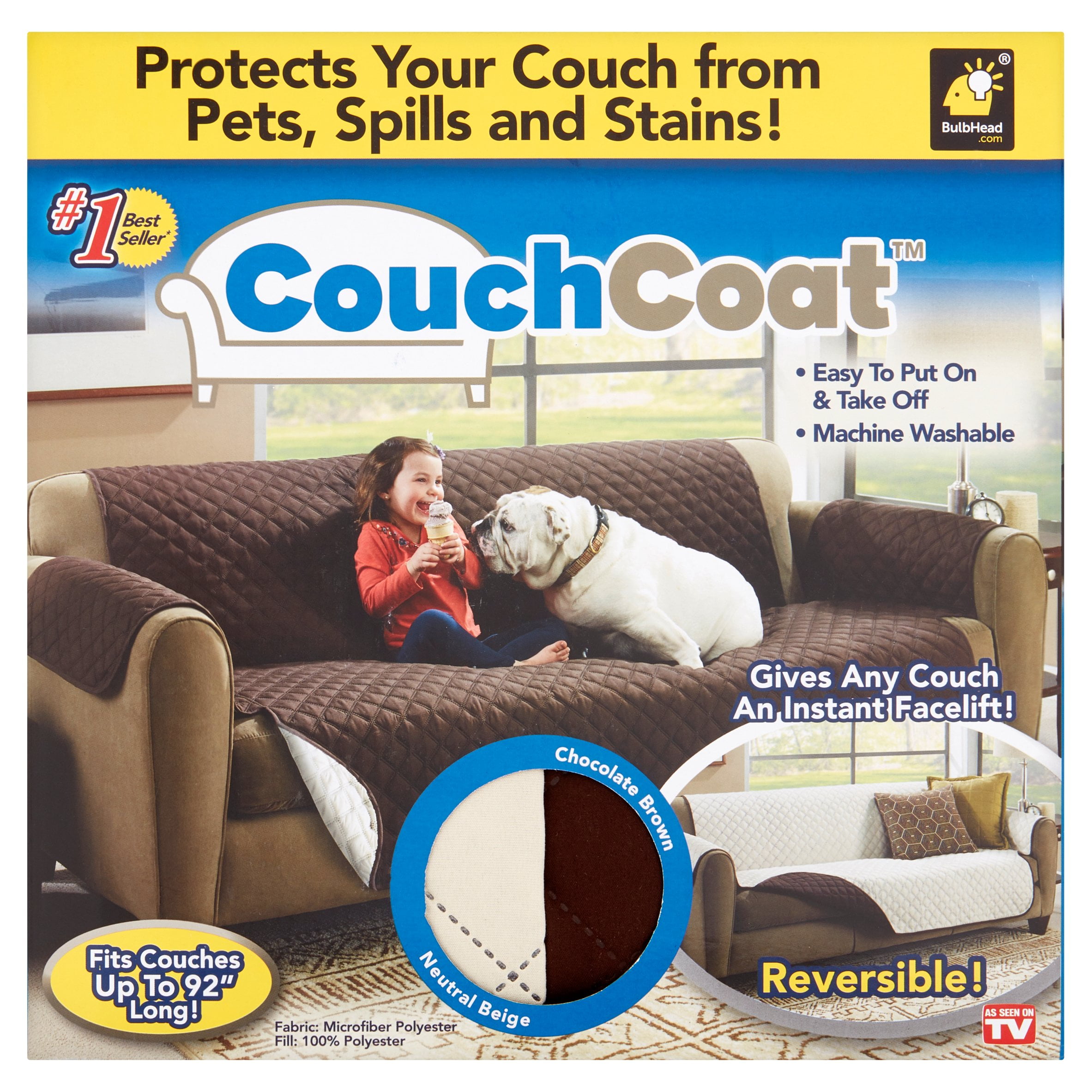 Couch discount coat walmart