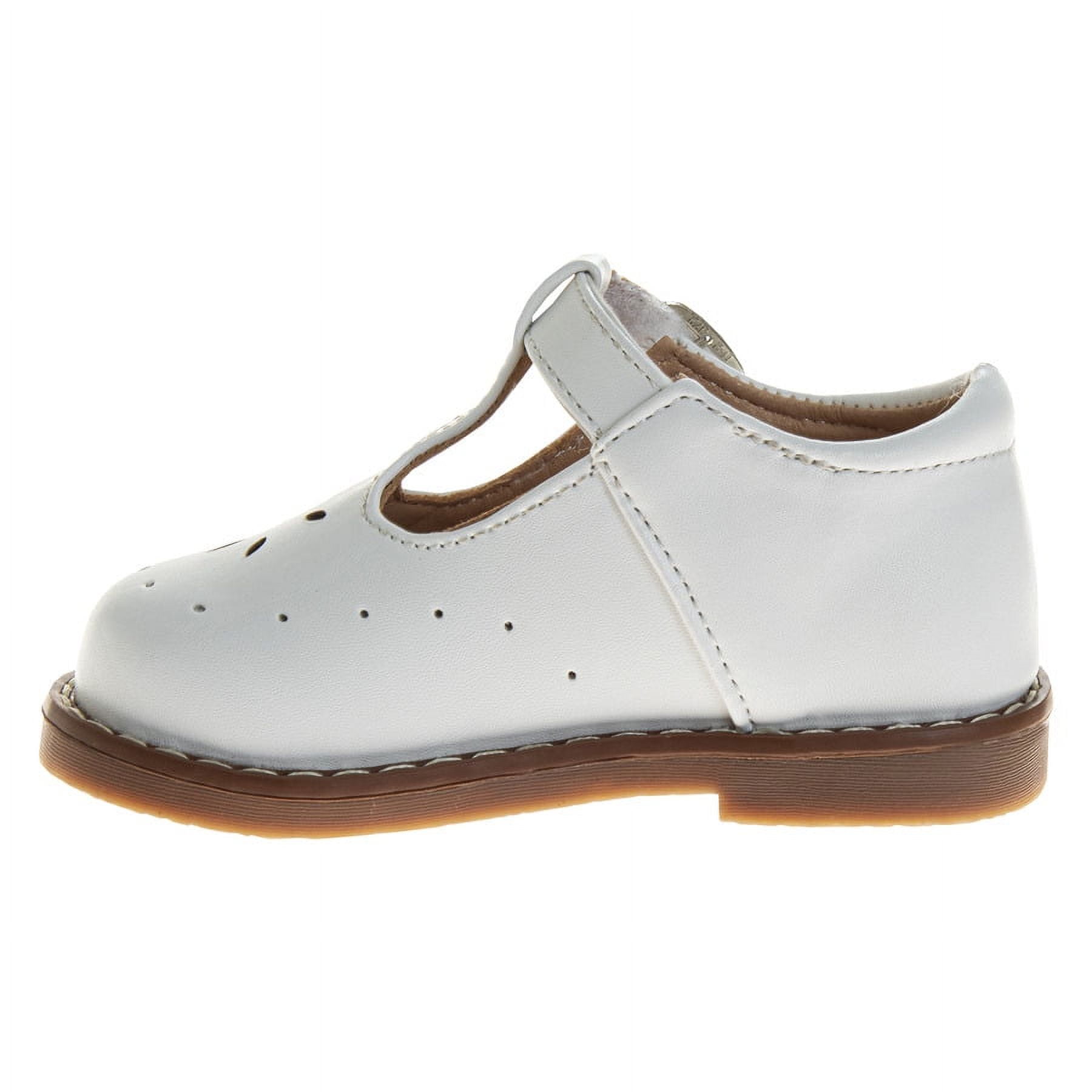 Josmo 8193 Buckle Toddlers' Medium Width Walking Shoes - White, 7.5