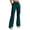 Dark Green -CE31, variant on Womens Wide Leg Sweatpants Low Rise Baggy Pants Fall Fashion Lounge Lightweight Sweat Pants with Pockets Brown L