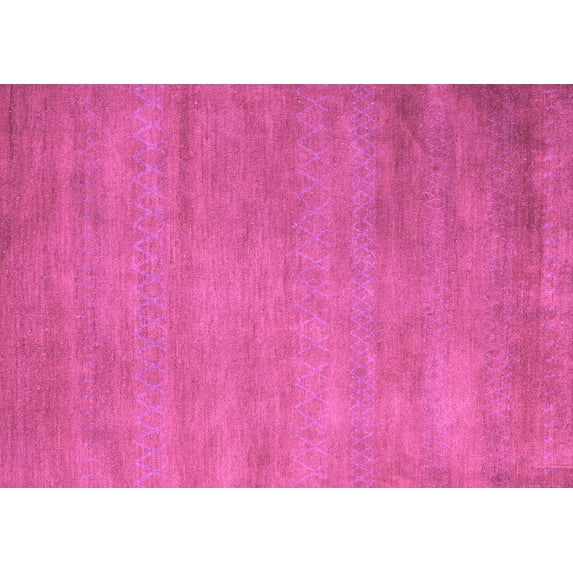 Ahgly Company Indoor Rectangle Abstract Purple Modern Area Rugs, 2' x 4'