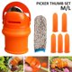 thumbnail image 1 of Cuchillo de pulgar para jardinería, protectores de dedos para frutas y verduras, separador de silicona, herramientas para los dedos, herramientas de jardinería para verduras, recorte de plantas de jar Muyoka Hogar, 1 of 5