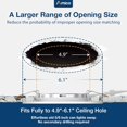 thumbnail image 4 of 24 Pack 6 Inch 5CCT Ultra-Thin LED Recessed Light with Junction Box, 2700K/3000K/4000K/5000K/6000K Selectable, 1000LM Brightness, Dimmable Canless Wafer Downlight, 12W Eqv 110W-ETL&FCC, 4 of 7