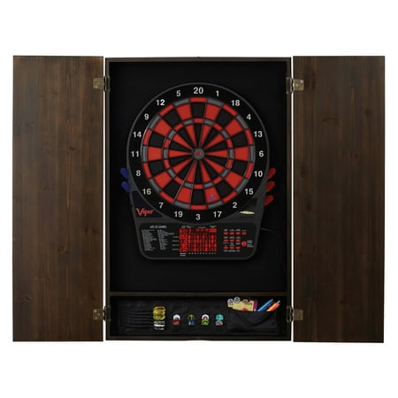 Viper Metropolitan Espresso Soft Tip Dartboard Cabinet Best