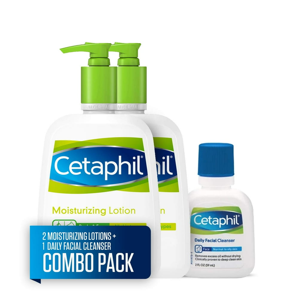 Cetaphil Moisturizing Lotion for All Skin Types, Body and Face Lotion