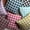 Light Green, Blue, Cream / Morattico, variant on Boutique Rugs Booval Throw Pillow
