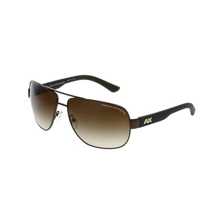 Armani Exchange Men's Gradient AX2012S-605813-62 Brown Rectangle Sunglasses