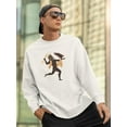 thumbnail image 2 of Zeus Greek Vase Painting Sweatshirt Men -Image by Shutterstock, Male Small, 2 of 4