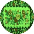thumbnail image 1 of Ahgly Company Indoor Round Persian Green Traditional Area Rugs, 7' Round, 1 of 1
