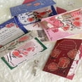 thumbnail image 4 of Paper Flower Bouquet Pop Up Greeting Cards Paper Roses 3D Cards with Envelope Seal Stickers for Wedding Anniversary Birthday Valentine's Day Gift for Women Wife Girlfriend, Red, 4 of 7