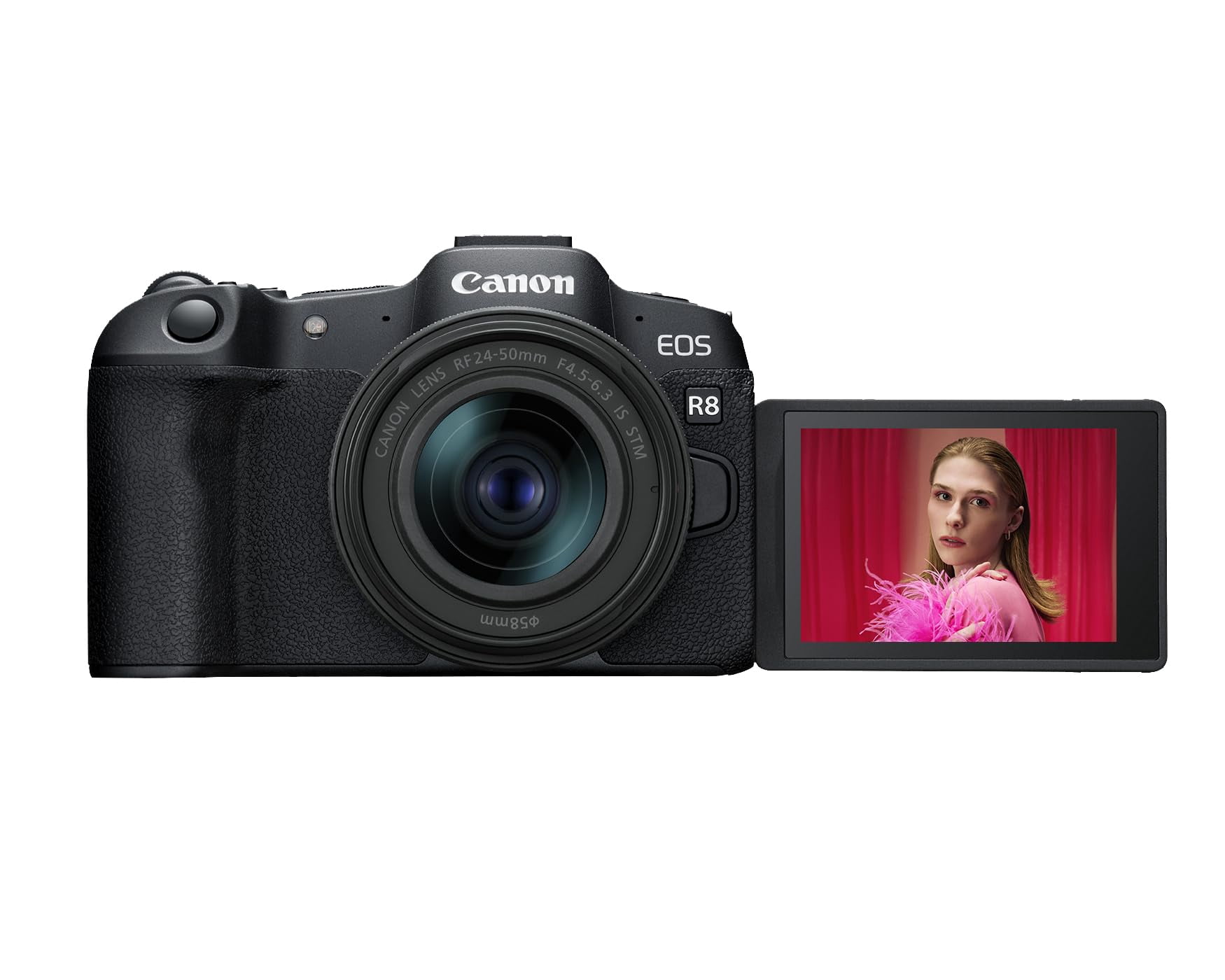 Canon EOS R8 Mirrorless Camera with RF 24-50mm f/4.5-6.3 is STM