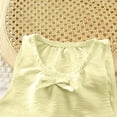 thumbnail image 4 of Chbgutlmr Girls Clothes 2pc Outfits Sleeveless Bowknot Cute Shirts Baggy Comfy Pants Children Casual Sets, 4 of 5