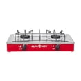 thumbnail image 1 of Parrilla de Gas Alfa Mex, 2 Quemadores, Color Rojo, Modelo 304-5-ROJO, 1 of 1