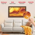 thumbnail image 3 of RCA 15.6" WiFi Digital Picture Frame Large Electronic Uhale Photo Video Frames with 32GB Memory 1920x1080P FHD IPS Touch Screen Auto Rotate Wall Mountable, Share from Phone to Cloud Frame Anywhere, 3 of 10