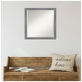 thumbnail image 4 of Amanti Art Edwin Grey Beveled Wood Wall Mirror 22.5 x 22.5 in., 4 of 10